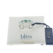 BLISS anello Color oro bianco smeraldi e diamanti referenza K31210 new